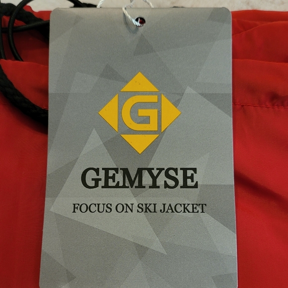 Gemyse Focus On Ski Men's Jacket Waterproof Windbreaker Hooded Small New - Picture 9 of 16